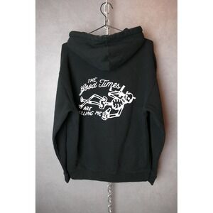 Forward Observations Group Black Skeleton Graphic Hoodie Sweatshirt Mens Size M